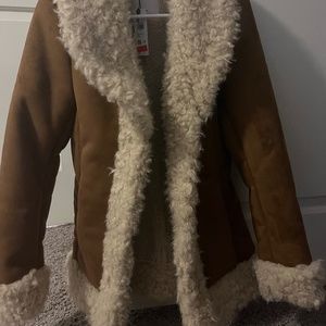 afghan coat, fur lined coat
